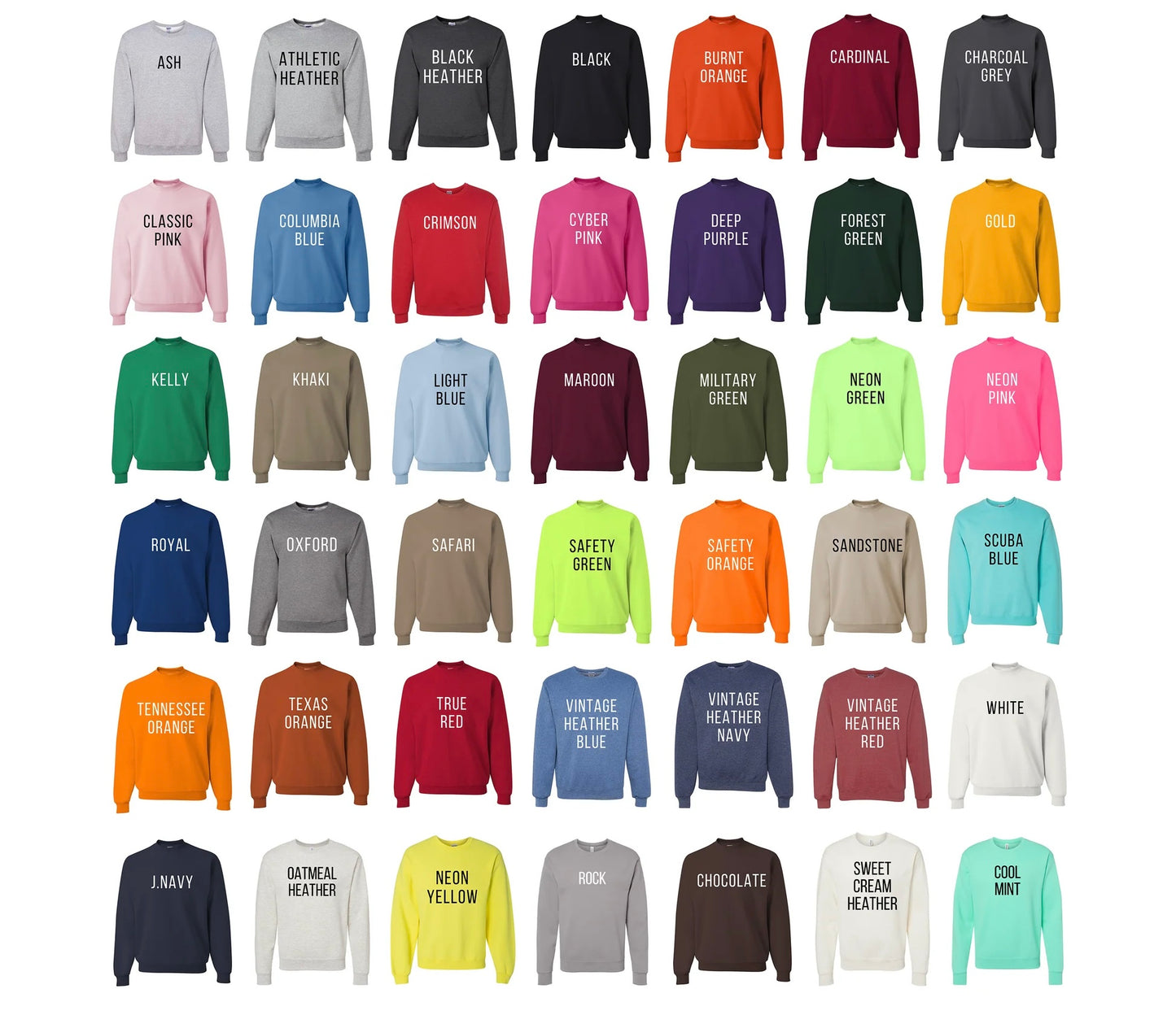 Custom Solid Sweatshirt