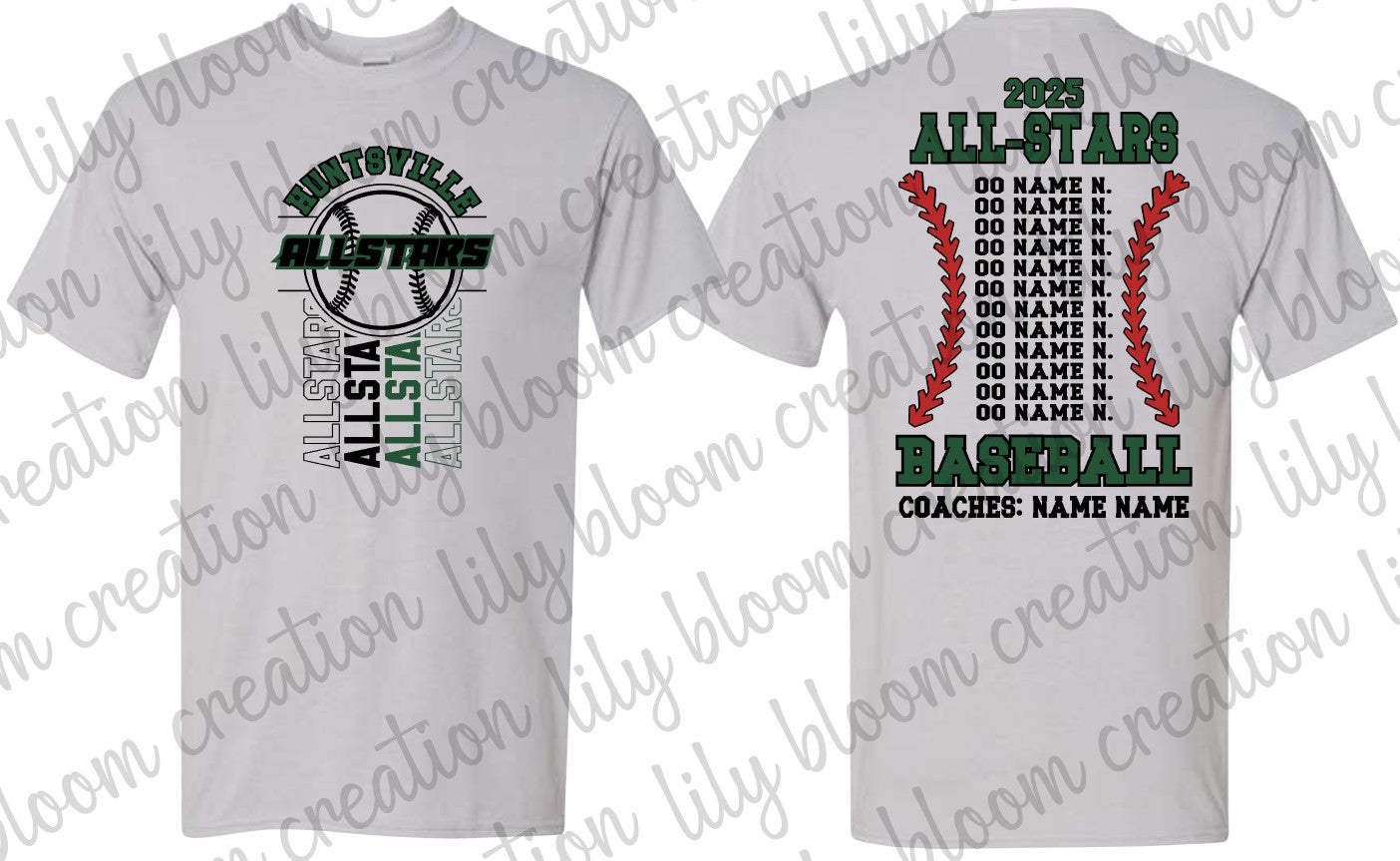 Huntsville Baseball Allstars T-Shirts