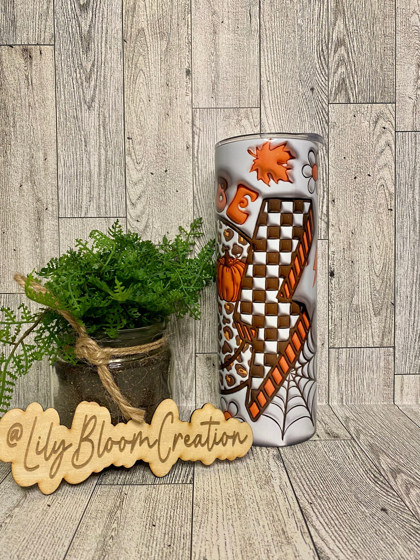 Fall Vibes Leopard Smiley Face