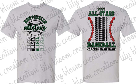 Huntsville Baseball Allstars T-Shirts