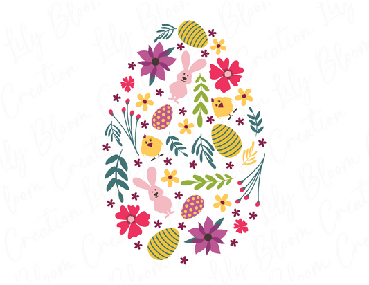 Floral Egg