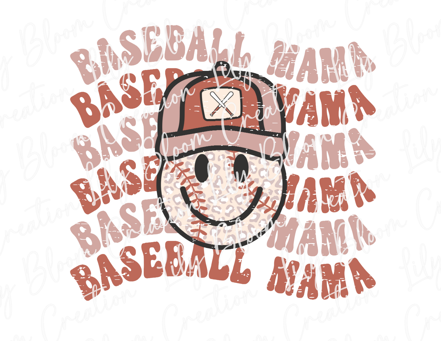 Retro Baseball Mama