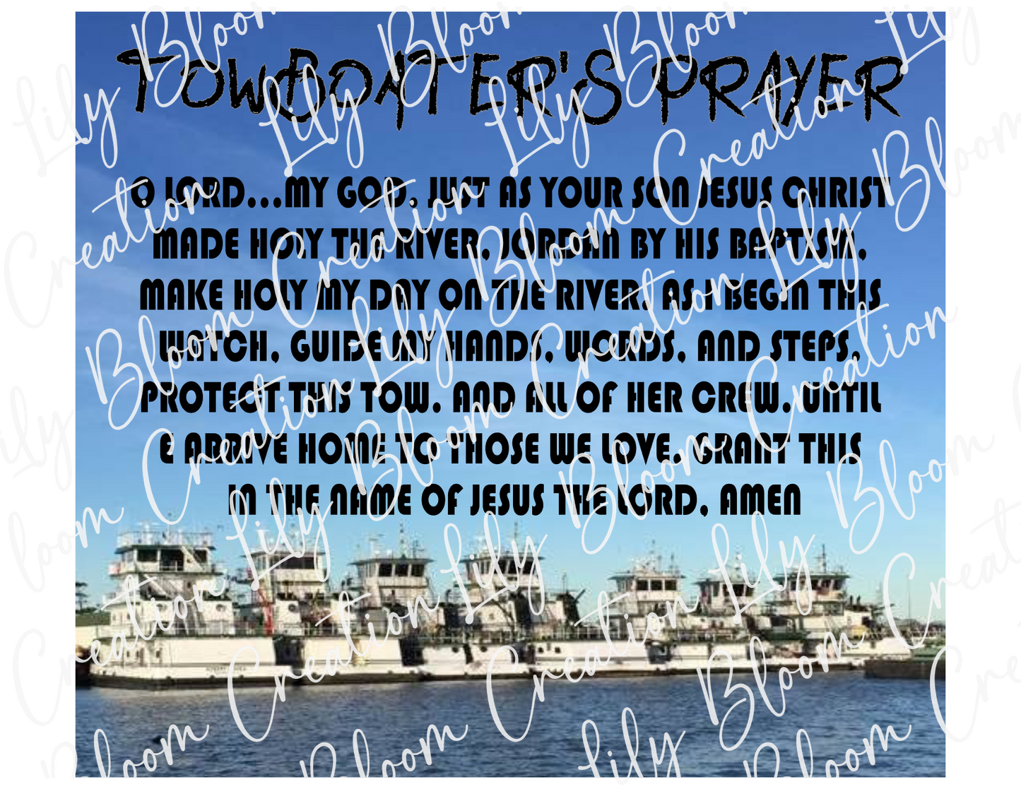 Towboater's Prayer